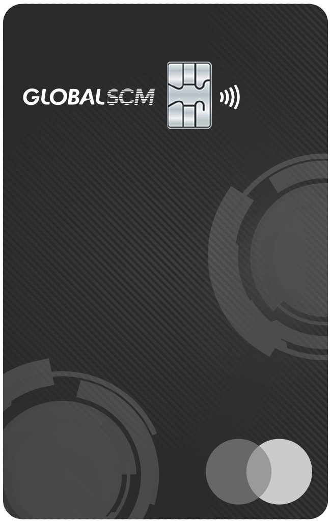 Light purple credit card